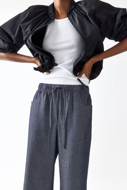 Pantal?n recto con cord?n de ajuste - H&m фото 6