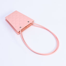 Цена за 10 шт. Сумка для цветов тиснение пудра влагостойкая, 12x12-8x8-12.5 см - UPAK LAND фото 3