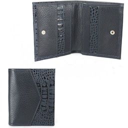 Портмоне женское Croco-ПР-914 натуральная кожа 2 отд, 5 карм, синий крок/синий флотер (98/111) 231060
