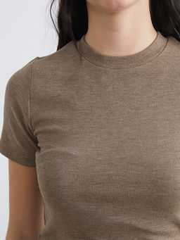 Bisiklet Yaka Kad?n Ti??rt