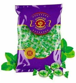 Мятный (L102) карамель леденцовая вес 1000 г*5 шт (Невский кондитер)