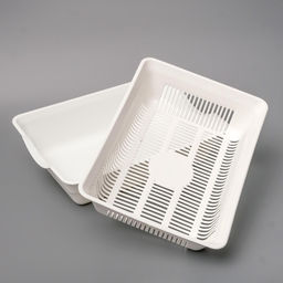 Туалет глубокий с сеткой 36×25×9 см, белый