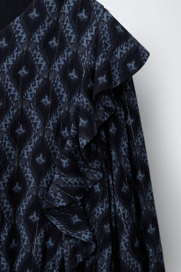 IKAT PRINT DRESS - Zara фото 3