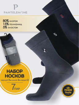 /7 пар. Мужские носки PN-102 (прошивка 7)
