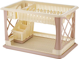 Сушилка для посуды 2-х яр "Лилия","BONO" ,"Sugar&Spice"с сушил д/ст/пр.и поддон арт.SE/GP/Р1558