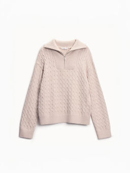 Джемпер с узором косы из вискозы ZR2609023301-60 / Zarina