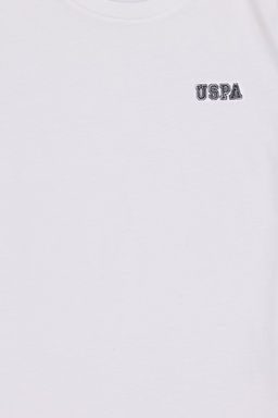 Erkek _ocuk Beyaz Bisiklet Yaka Ti__rt - U.s. polo assn фото 8