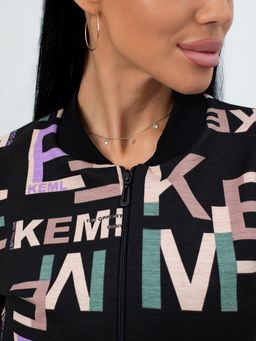 Бомбер женский на молнии - Милана фото 26