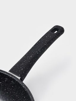 Сковорода Доляна Black Rock, d=26 см, ручка софт тач, антипригарное покрытие, индукция, чёрная