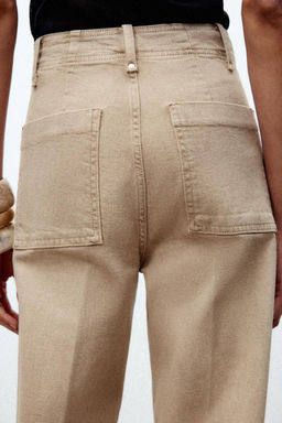 ZW COLLECTION WIDE-LEG HIGH-WAIST JEANS - Zara фото 20