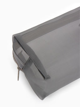 Косметичка дор Сетка 18*7,5*10, отд на молнии, серый