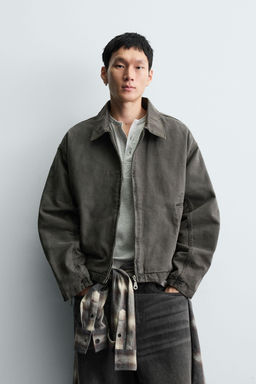 EMBROIDERED CROPPED FIT JACKET - Zara фото 2