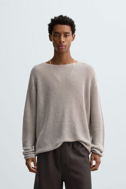HEMP KNIT JUMPER - Zara фото 2