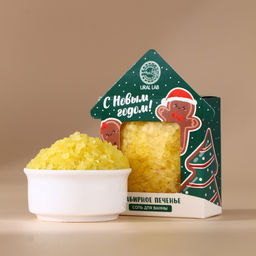 Цена за 2 шт. Соль для ванны С Новым Годом, 100 г, аромат имбирного печенья, URAL LAB