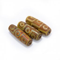 Бусина Дзи уп-2шт 9 глаз символизируют рост благосостояния от 9 планет