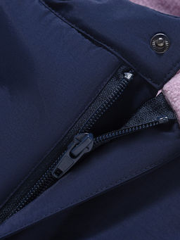 Горнолыжный костюм зимний для девочки серого цвета 9518Sr