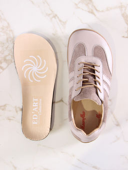 Босоногие кеды 184.natabr.Капучино замша+визон стар