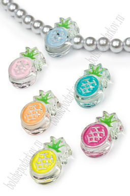 Бусины декоративные "Ананас" 1,3*2,3 см (20 шт) SF-7769, ассорти