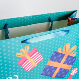 Пакет подарочный ламинированный, упаковка, XXL «Поздравляю!Гав!», 61 х 46 х 20 см