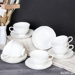 Чайный набор 12 предметов 300 мл / VR-6416 /уп 8/