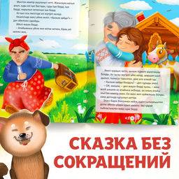 Сказка Баба-Яга костяная нога, на казахском языке, 16 стр. - Буква-ленд фото 7