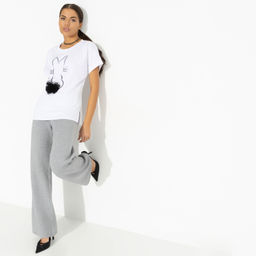 Футболка с акцентным декором В твою честь (белый) - Charutti фото 6