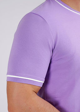 CLE Футболка муж. 542347/10г_п св.фиолетовый - Clever wear фото 4