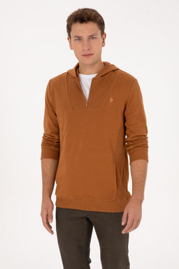 Erkek Camel Sweatshirt