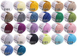 Симфония (Symphony) пряжа YarnArt 80%хлопок 20%вискоза 10х50г/125м  фото 29