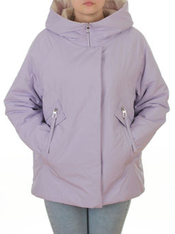 8008 LILAC Куртка демисезонная женская (100 гр. холлофайбер) - Фабричный китай фото 3