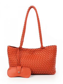 LACCOMA сумка СУ1056-оранжевый эко кожа хлопок