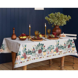 Скатерть Этель Hygge 149х180 см, 100% хлопок, саржа 190 г/м2  фото 4