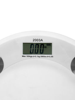 Весы напольные LVE-001, электронные, до 180 кг, 2хААА, стекло, белые