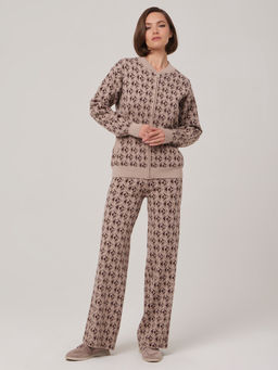 Брюки женские 1231156001 beige/brown