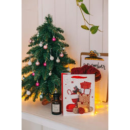 Ёлочные игрушки Малышки в шарике, шары новогодние, d=2.5 см, набор 40 шт., белый/розовый - Зимнее волшебство фото 4