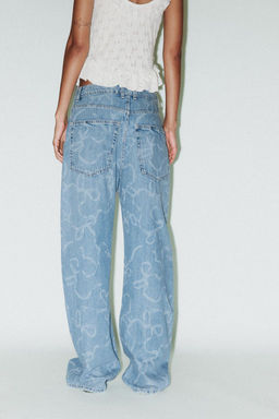MID-RISE BAGGY TRF JEANS - Zara фото 5