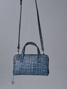 Сумка кожаная Azaro 30850 синий азур