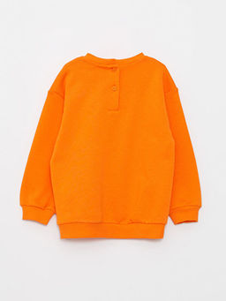 Bisiklet Yaka Uzun Kollu Minnie Mouse Bask?l? K?z Bebek Sweatshirt - Waikiki фото 3