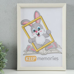 Фоторамка для фото 21×30 см Keep memories «Алисия», пластик, перламутр