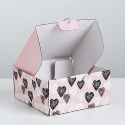 Коробка‒пенал, упаковка подарочная, «Любимке», 15 х 15 х 7 см