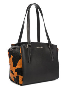 Сумка ELEGANZZA Z9266-8675 black/camel  фото 3