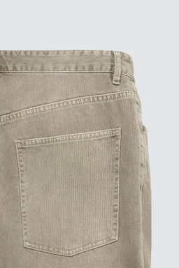 PANTAL?N FLARE FIT ESTRUCTURA ALGOD?N / Beige - Zara фото 9