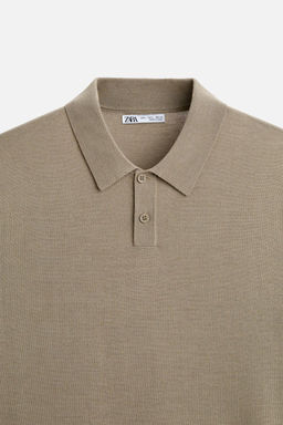 100% WOOL POLO SHIRT - Zara фото 3