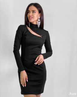 Платье Элен (черный) - Nadi bordo фото 2