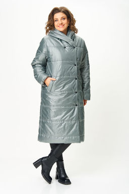 Пальто Anastasia Mak 3011 мох фото 9