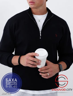 мужской свитер на замке