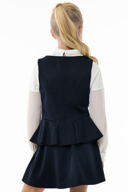 Школьный жилет для девочки Mooriposh, модель 1103/1