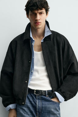 CINTUR?N PIEL GRABADA / Negro - Zara фото 2