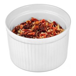 Горшочек для запекания глубокий Walmer Classic, 0.25 л, цвет белый  фото 4