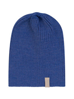 Шапка вязаная кобальт Ш-103 (58)